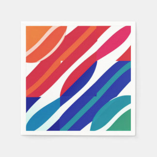 Servilleta De Papel Colores con bandas