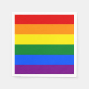 Servilleta De Papel COLORES DE BANDERA DE RAINBOW + tus ideas