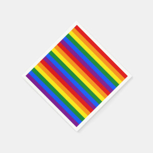 SERVILLETA DE PAPEL COLORES DE LA BANDERA DE LLUVIA