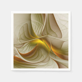 Servilleta De Papel Colores de metales preciosos, arte fractal abstrac