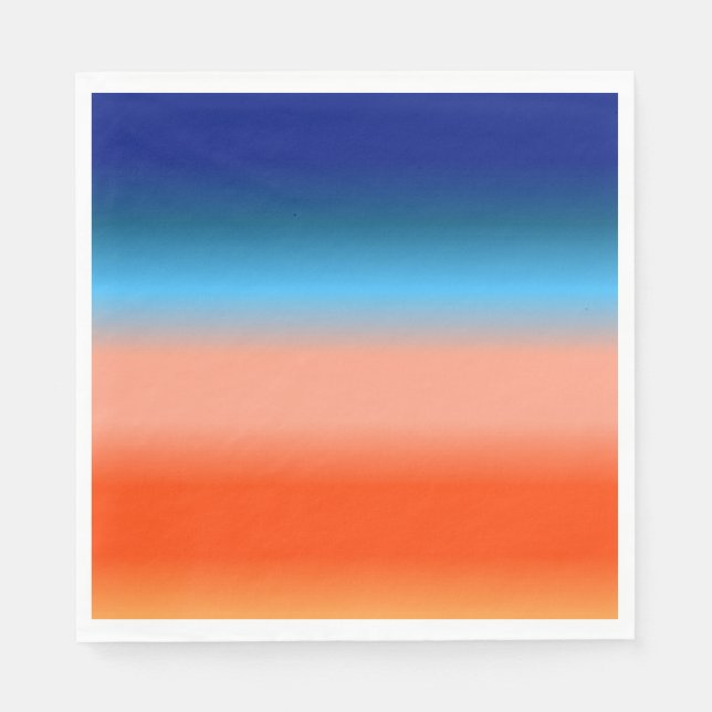 Servilleta De Papel Colores del amanecer (Anverso)
