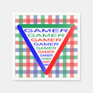 Servilleta De Papel Colores del sistema de juegos para jugadores 3 RGB