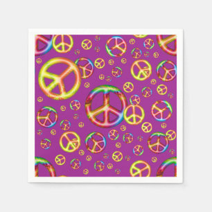 Servilleta De Papel Colores infantiles locos-PAZ SALIDA toallas de pap