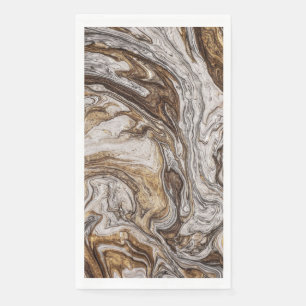 Servilleta De Papel colores marrones líquidos glamour 001