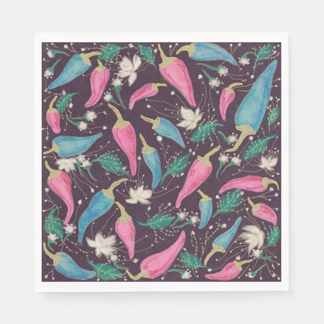 Servilleta De Papel Colorful Party Paper Napkins  (Anverso)