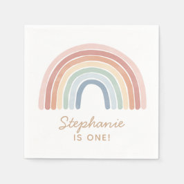 Servilleta De Papel Colorida acuarela Aniversario del Arcoiris