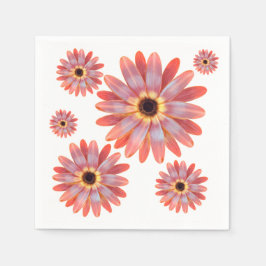 Servilleta De Papel Colorida Gerbera Daisy Paper Napkin