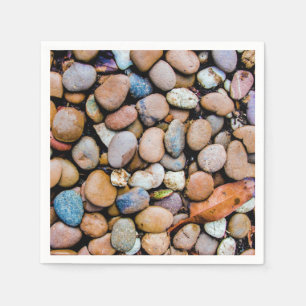Servilleta De Papel Coloridas piedras rocas guijarros