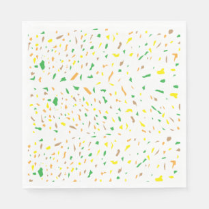 Servilleta De Papel Coloridas piezas de Terrazzo