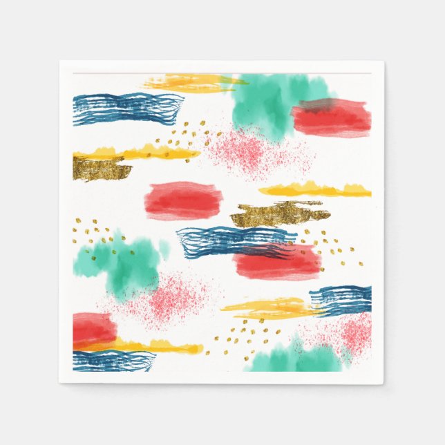 Servilleta De Papel Colorido (Anverso)