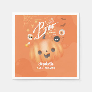 Servilleta De Papel Colorido boo de Baby Shower de Halloween con tema