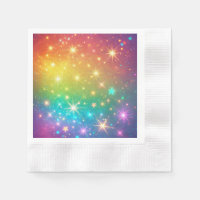 Colorido espacio de estrellas arcoiris