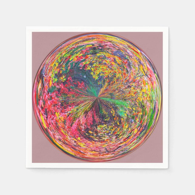 Servilleta De Papel Colorido Holiday Ball Cocktail (Anverso)