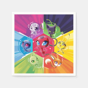 Servilleta De Papel Colorido Kwamis