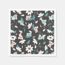 Colorido patrón de Koala dulce animal y floral