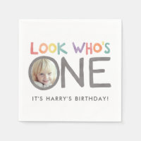 Colorido Rainbow Primer cumpleaños