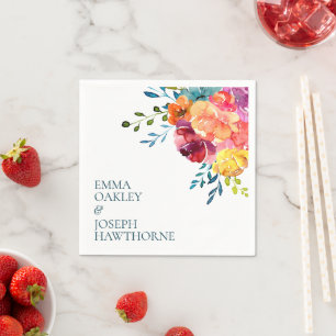 Servilleta De Papel Colorido verano brillante Boda Papel Napkin