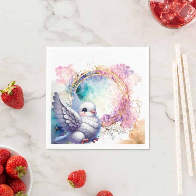 Servilleta De Papel Colourful Dove (In situ)