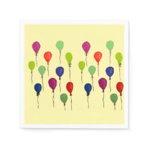 Colourful party balloons