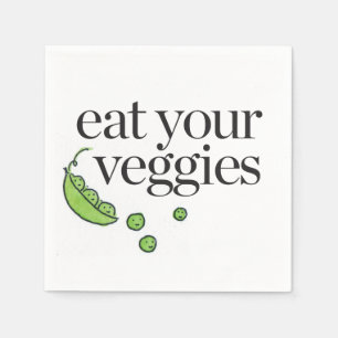 Servilleta De Papel Coma tus verduras