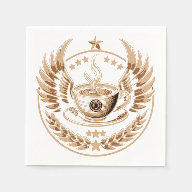 Servilleta De Papel Comandante del Café (Anverso)