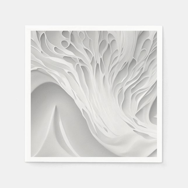 Servilleta De Papel Combo de miel blanco (Anverso)