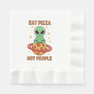 Servilleta De Papel Come pizza no personas
