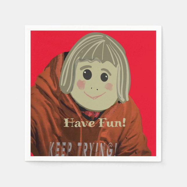 Servilleta De Papel Comedia divertida (Anverso)