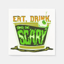 Comer bebida y dar miedo