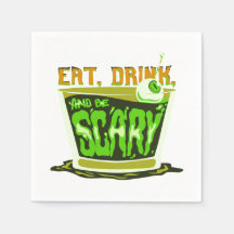 Comer bebida y dar miedo