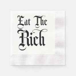 Servilleta De Papel Comer La Cocktail Napkin Rico Y Gracioso