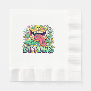 Servilleta De Papel Comer plantas