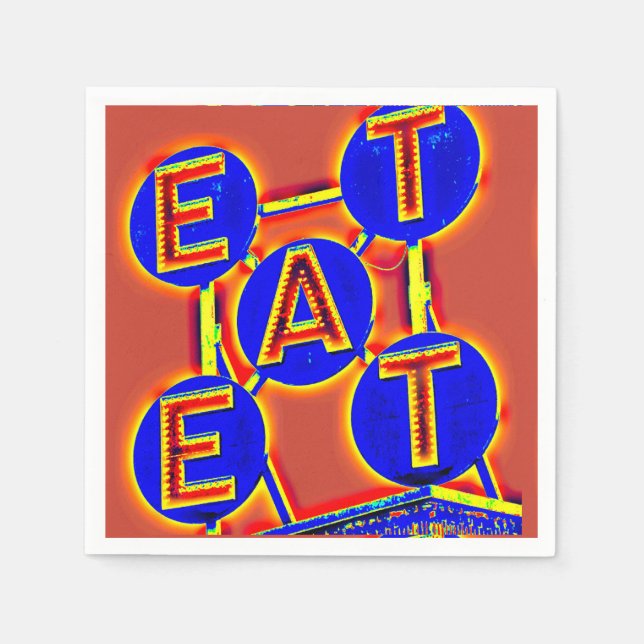 Servilleta De Papel comer servilletas de papel (Anverso)