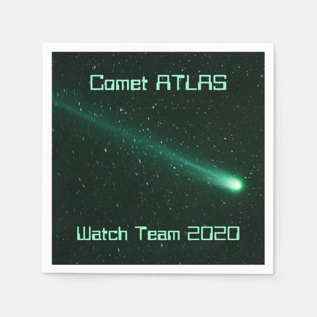 Servilleta De Papel Cometa ATLAS Watch Team 2020 (Anverso)