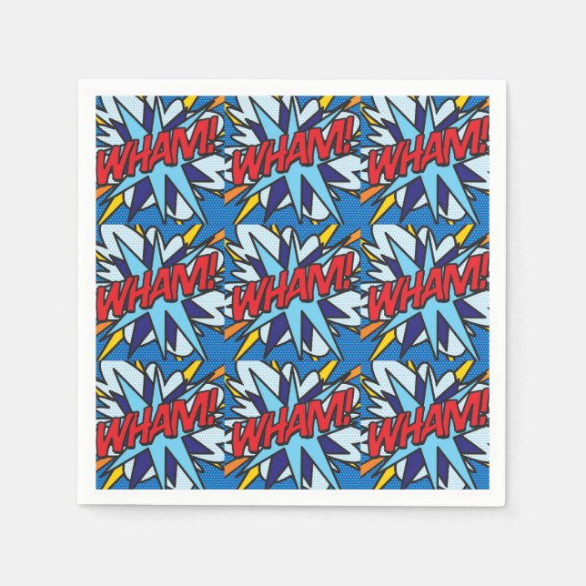 Servilleta De Papel Cómic WHAM (Anverso)