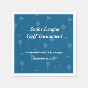 Servilleta De Papel Comience con Estilo - Vajilla para Fiesta de Golf