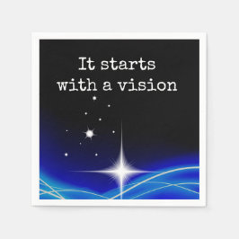 Servilleta De Papel Comienza Con Una Visión