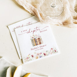 Servilleta De Papel Comienza un nuevo capítulo, reserva el tema de la