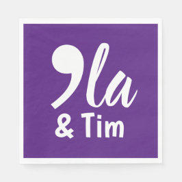 Servilleta De Papel Comma Kamala y Tim 2024