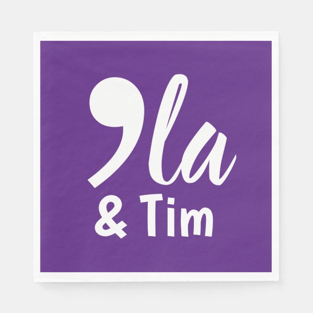 Servilleta De Papel Comma Kamala y Tim 2024 (Anverso)