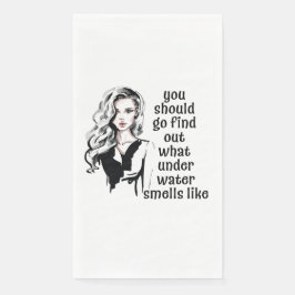 Servilleta De Papel Cómo huele bajo el agua