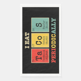 Servilleta De Papel Como tacos periódicamente