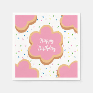Servilleta De Papel Compañía de Galletas con Sprinkles de Cumpleaños F