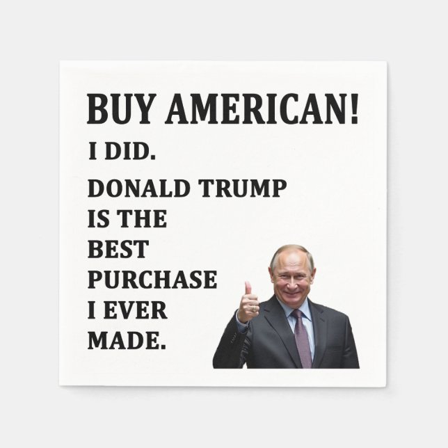 Servilleta De Papel Comprar americano (Anverso)