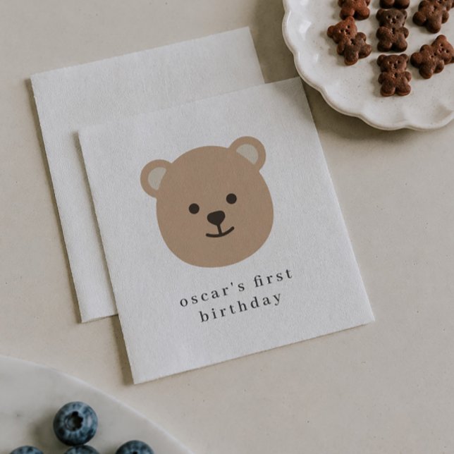 Servilleta de papel con cara de osito de peluche (Subido por el creador)