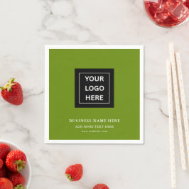 Servilleta de papel con logotipo personalizado par