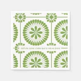 servilleta de papel con mexicano