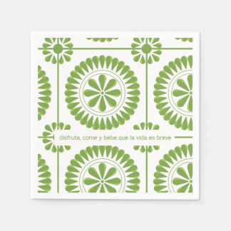 servilleta de papel con mexicano