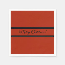 servilleta de papel con Navidades Mensaje de deseo