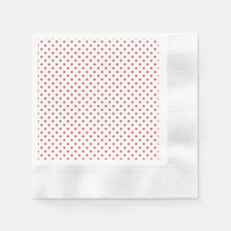 Servilleta de papel con patrón de tulipán rosa bon